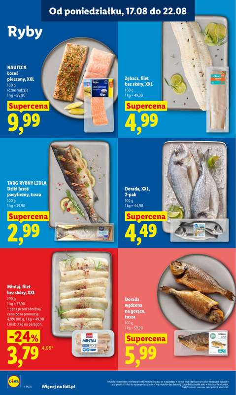 Lidl - gazetka promocyjna Oferta od poniedziałku od poniedziałku 17.08 do środy 19.08 - strona 52