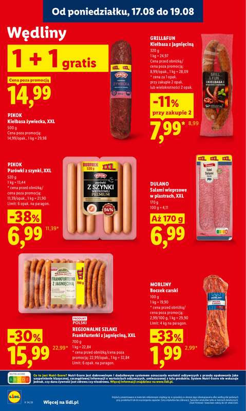 Lidl - gazetka promocyjna Oferta od poniedziałku od poniedziałku 17.08 do środy 19.08 - strona 48