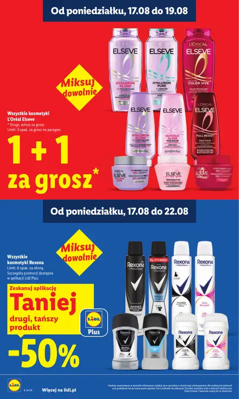 Lidl - gazetka promocyjna Oferta od poniedziałku od poniedziałku 17.08 do środy 19.08 - strona 22