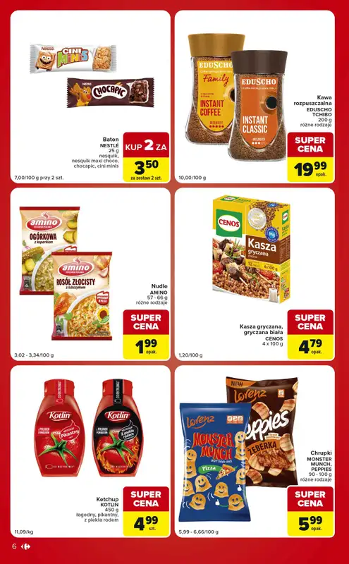 Carrefour Market - gazetka promocyjna Gazetka Ekspresowe zakupy od wtorku 18.08 do poniedziałku 24.08 - strona 6