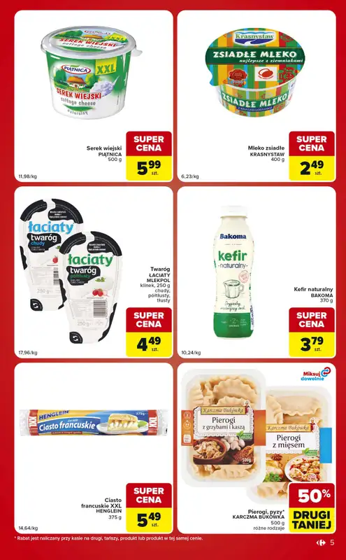 Carrefour Market - gazetka promocyjna Gazetka Ekspresowe zakupy od wtorku 18.08 do poniedziałku 24.08 - strona 5