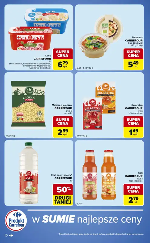 Carrefour Market - gazetka promocyjna Gazetka Ekspresowe zakupy od wtorku 18.08 do poniedziałku 24.08 - strona 10