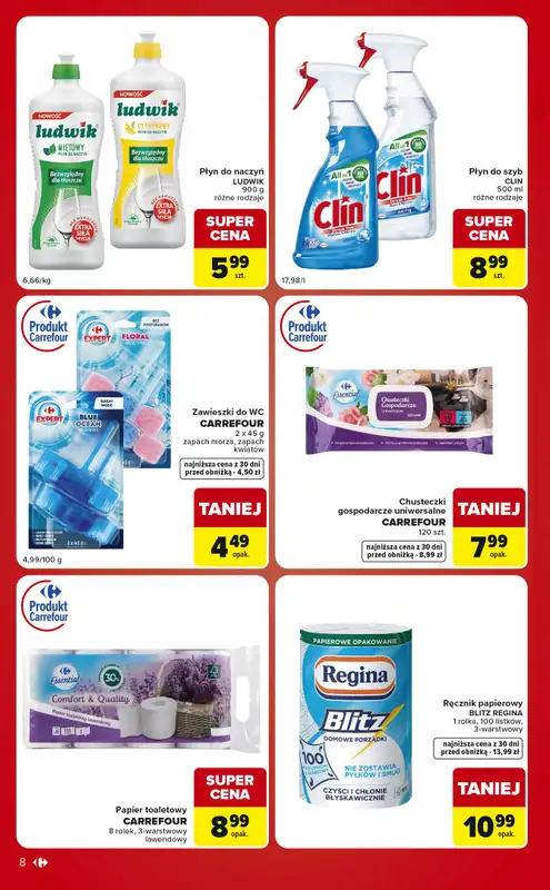 Carrefour Market - gazetka promocyjna Gazetka Ekspresowe zakupy od wtorku 18.08 do poniedziałku 24.08 - strona 8