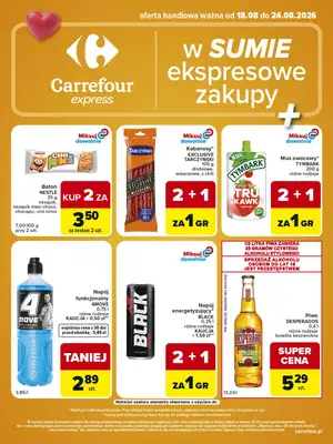 Carrefour Express - gazetka promocyjna Gazetka Express od wtorku 18.08 do poniedziałku 24.08 - strona 2