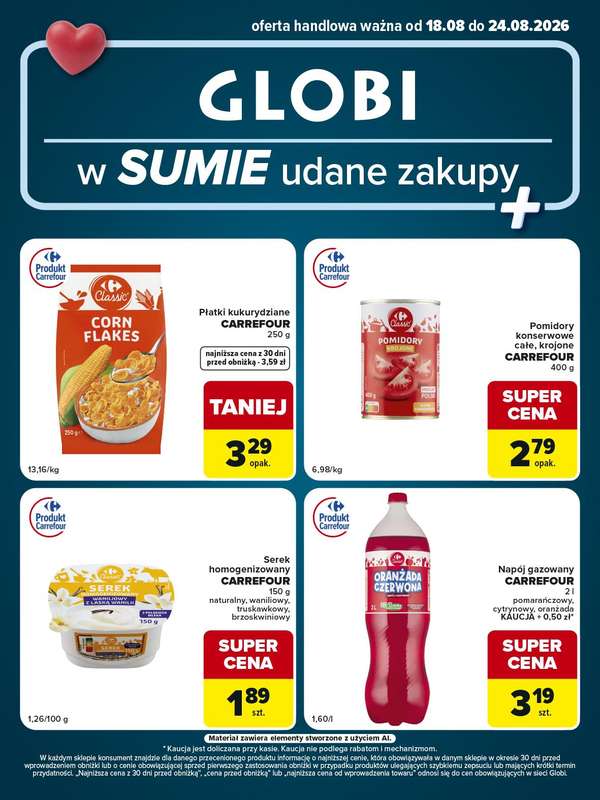 Globi - gazetka promocyjna Gazetka Globi  do poniedziałku 24.08 - strona 2