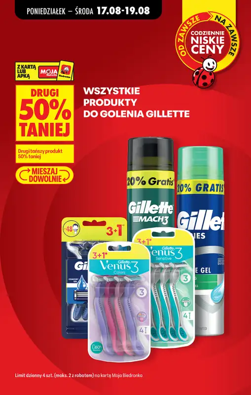 Biedronka - gazetka promocyjna Od poniedziałku od poniedziałku 17.08 do soboty 22.08 - strona 20