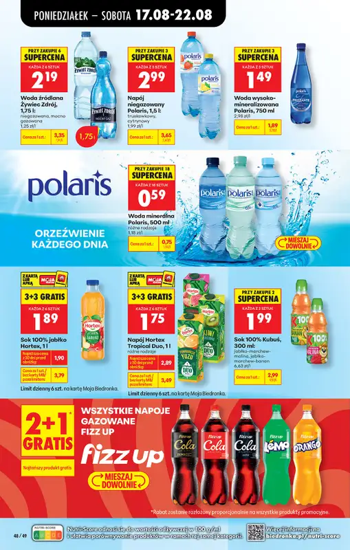 Biedronka - gazetka promocyjna Od poniedziałku od poniedziałku 17.08 do soboty 22.08 - strona 68