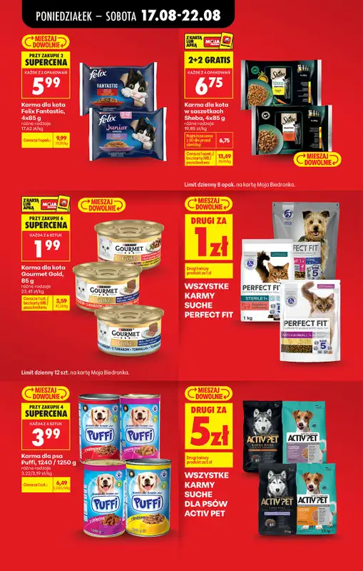 Biedronka - gazetka promocyjna Od poniedziałku od poniedziałku 17.08 do soboty 22.08 - strona 23