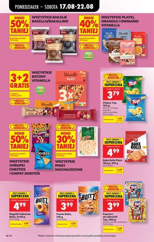 Biedronka - gazetka promocyjna Od poniedziałku od poniedziałku 17.08 do soboty 22.08 - strona 64