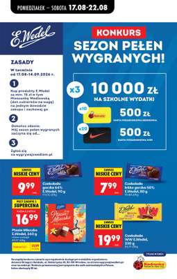 Biedronka - gazetka promocyjna Od poniedziałku od poniedziałku 17.08 do soboty 22.08 - strona 63