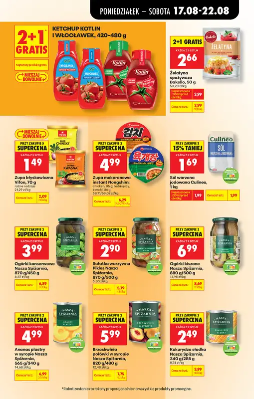 Biedronka - gazetka promocyjna Od poniedziałku od poniedziałku 17.08 do soboty 22.08 - strona 59