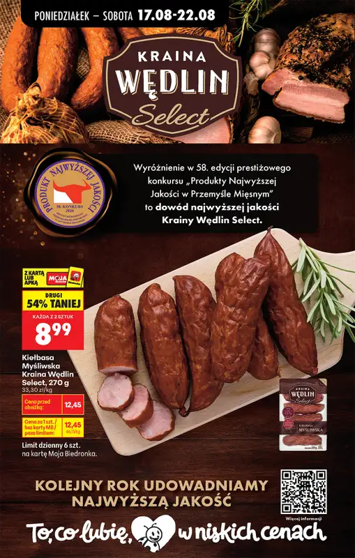 Biedronka - gazetka promocyjna Od poniedziałku od poniedziałku 17.08 do soboty 22.08 - strona 47