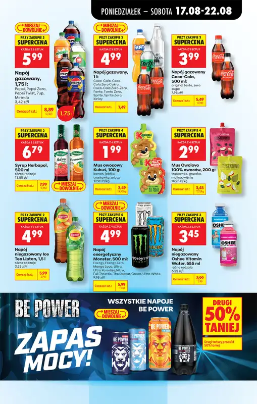 Biedronka - gazetka promocyjna Od poniedziałku od poniedziałku 17.08 do soboty 22.08 - strona 69