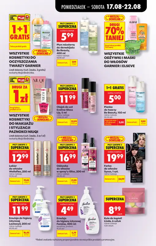 Biedronka - gazetka promocyjna Od poniedziałku od poniedziałku 17.08 do soboty 22.08 - strona 75