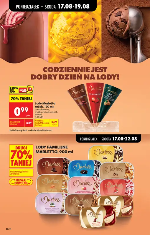 Biedronka - gazetka promocyjna Od poniedziałku od poniedziałku 17.08 do soboty 22.08 - strona 26