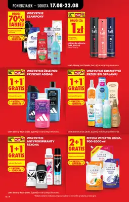 Biedronka - gazetka promocyjna Od poniedziałku, Z ladą tradycyjną od poniedziałku 17.08 do soboty 22.08 - strona 22