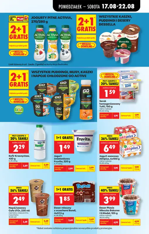 Biedronka - gazetka promocyjna Od poniedziałku, Z ladą tradycyjną od poniedziałku 17.08 do soboty 22.08 - strona 53