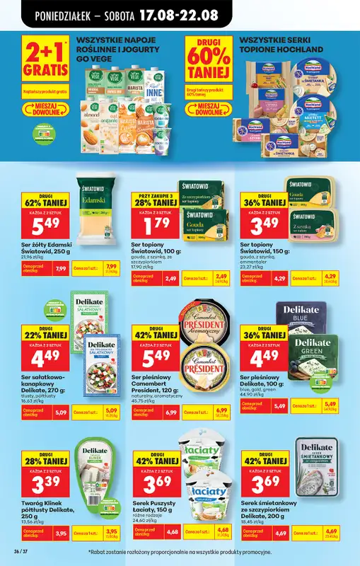 Biedronka - gazetka promocyjna Od poniedziałku, Z ladą tradycyjną od poniedziałku 17.08 do soboty 22.08 - strona 52