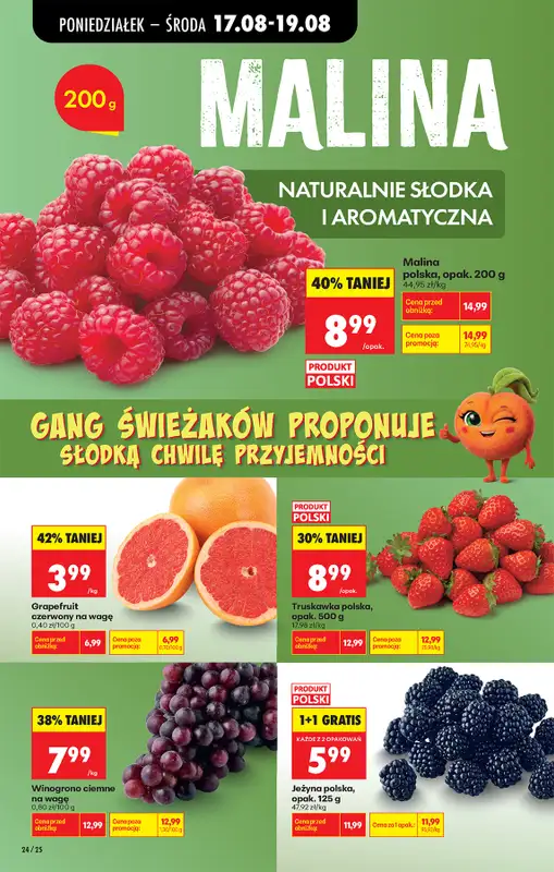 Biedronka - gazetka promocyjna Od poniedziałku, Z ladą tradycyjną od poniedziałku 17.08 do soboty 22.08 - strona 30