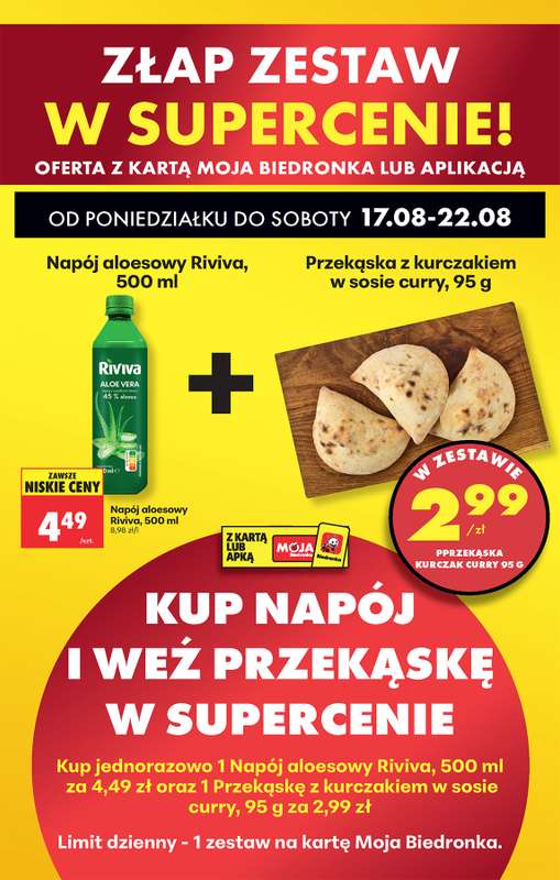 Biedronka - gazetka promocyjna Od poniedziałku, Z ladą tradycyjną od poniedziałku 17.08 do soboty 22.08 - strona 43