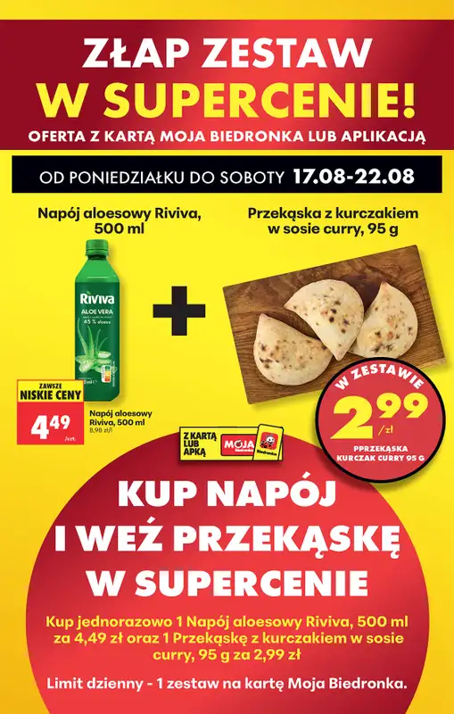 Biedronka - gazetka promocyjna Od poniedziałku, Z ladą tradycyjną od poniedziałku 17.08 do soboty 22.08 - strona 43
