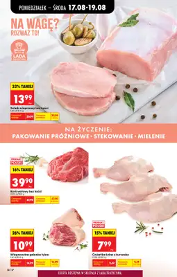 Biedronka - gazetka promocyjna Od poniedziałku, Z ladą tradycyjną od poniedziałku 17.08 do soboty 22.08 - strona 32