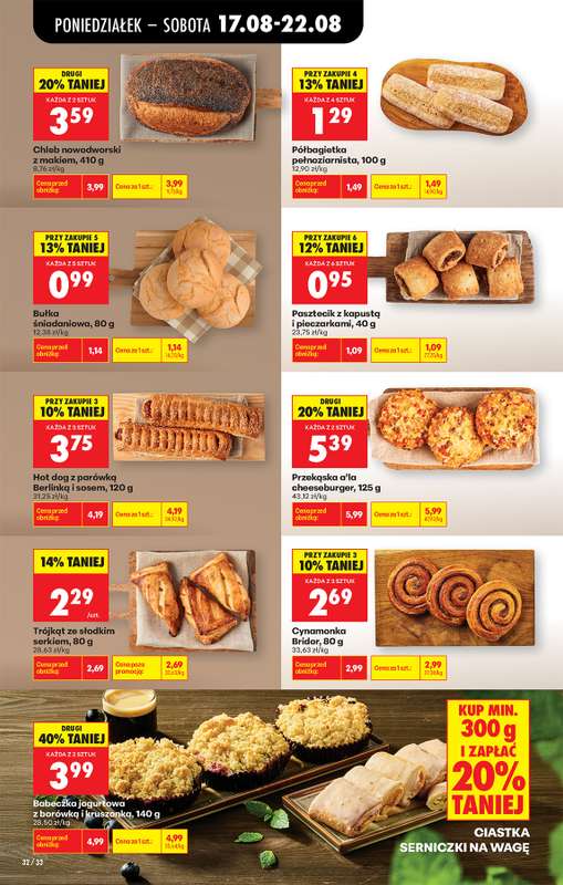 Biedronka - gazetka promocyjna Od poniedziałku, Z ladą tradycyjną od poniedziałku 17.08 do soboty 22.08 - strona 40