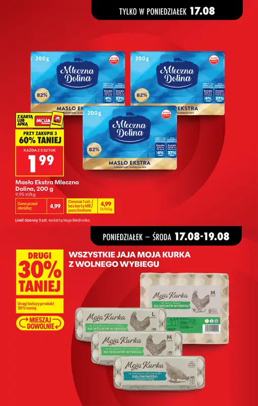 Biedronka - gazetka promocyjna Od poniedziałku, Z ladą tradycyjną   - strona 3