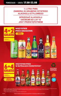 Biedronka - gazetka promocyjna Od poniedziałku, Z ladą tradycyjną od poniedziałku 17.08 do soboty 22.08 - strona 14