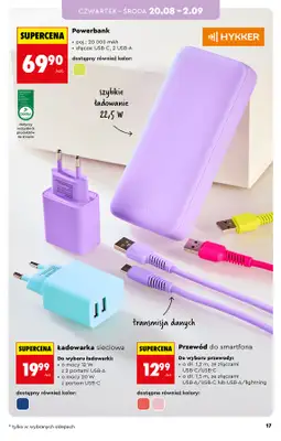 Biedronka - gazetka promocyjna Hity i inspiracje, od 20.08 od czwartku 20.08 do środy 02.09 - strona 19