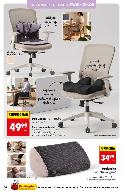 Biedronka - gazetka promocyjna Hity i inspiracje, od 20.08 od czwartku 20.08 do środy 02.09 - strona 18