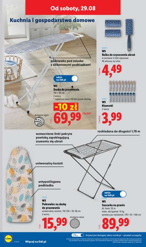 Lidl - gazetka promocyjna Katalog od poniedziałku 24.08 do niedzieli 30.08 - strona 54