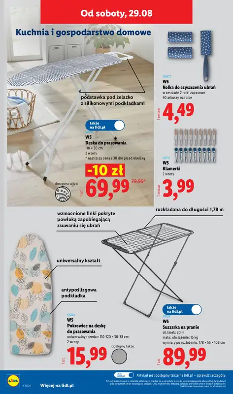 Lidl - gazetka promocyjna Katalog od poniedziałku 24.08 do niedzieli 30.08 - strona 54