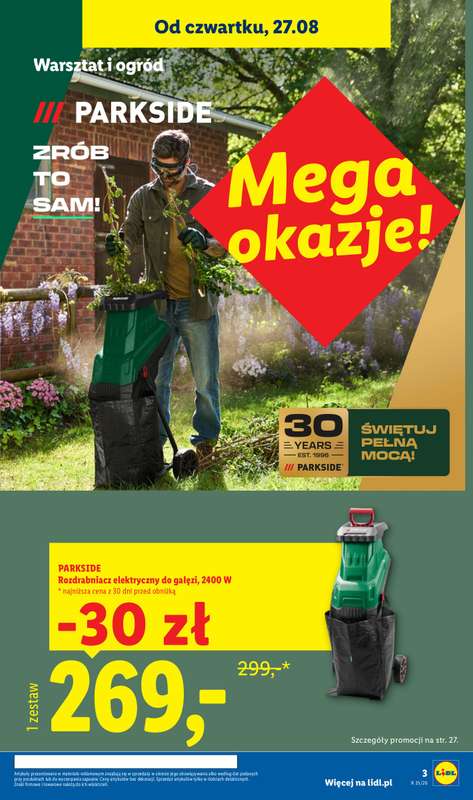 Lidl - gazetka promocyjna Katalog od poniedziałku 24.08 do niedzieli 30.08 - strona 3