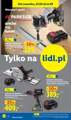 Lidl - gazetka promocyjna Katalog od poniedziałku 24.08 do niedzieli 30.08 - strona 6