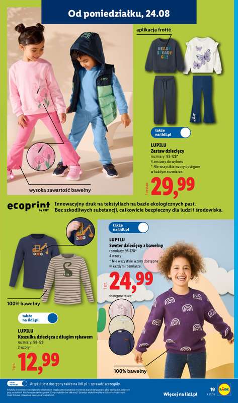 Lidl - gazetka promocyjna Katalog od poniedziałku 24.08 do niedzieli 30.08 - strona 21