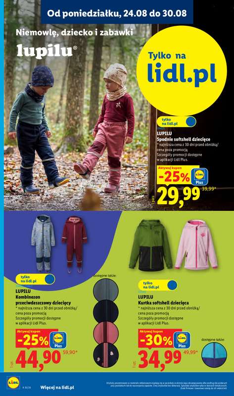 Lidl - gazetka promocyjna Katalog od poniedziałku 24.08 do niedzieli 30.08 - strona 24