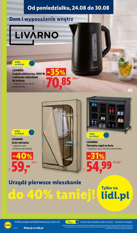 Lidl - gazetka promocyjna Katalog od poniedziałku 24.08 do niedzieli 30.08 - strona 26