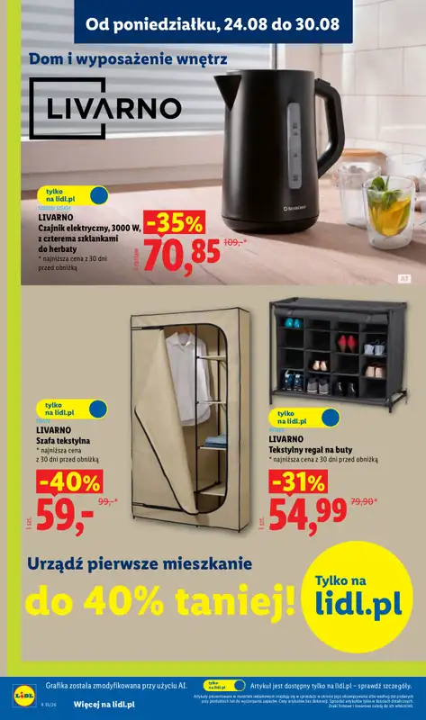Lidl - gazetka promocyjna Katalog od poniedziałku 24.08 do niedzieli 30.08 - strona 26