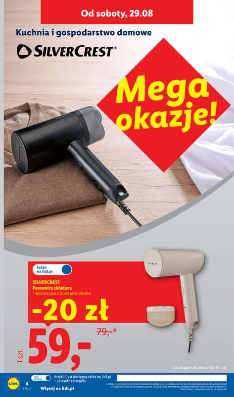 Lidl - gazetka promocyjna Katalog od poniedziałku 24.08 do niedzieli 30.08 - strona 4