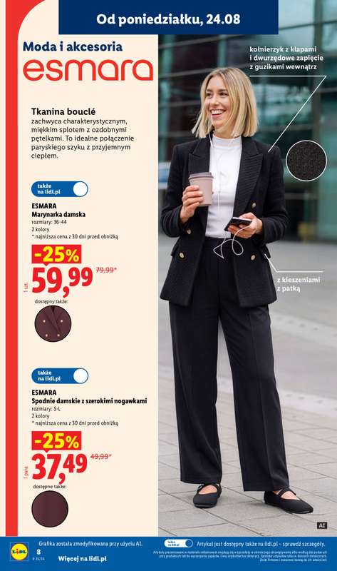 Lidl - gazetka promocyjna Katalog od poniedziałku 24.08 do niedzieli 30.08 - strona 8