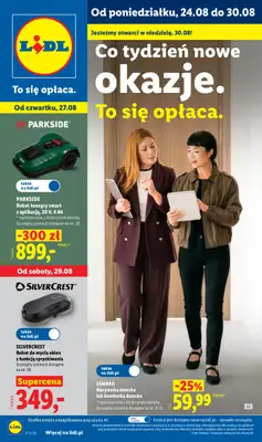 Lidl - gazetka promocyjna Katalog od poniedziałku 24.08 do niedzieli 30.08