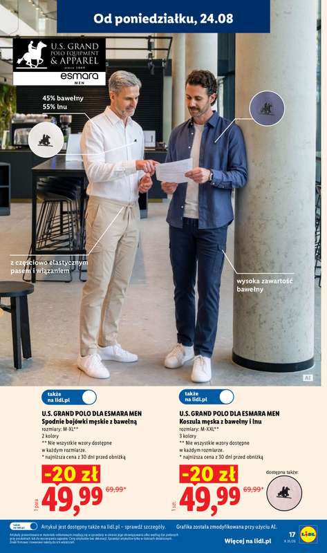 Lidl - gazetka promocyjna Katalog od poniedziałku 24.08 do niedzieli 30.08 - strona 17
