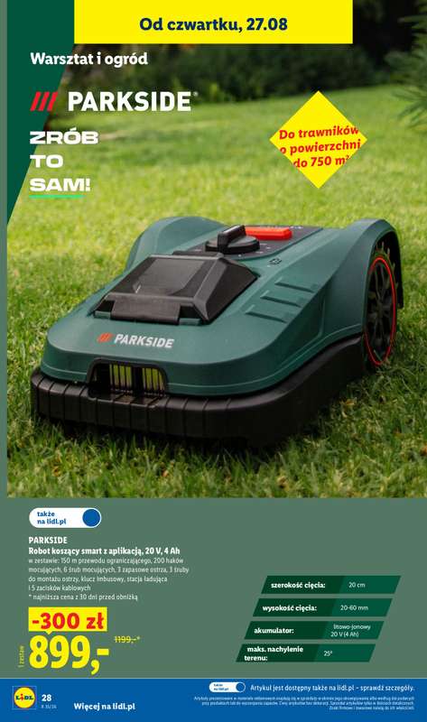 Lidl - gazetka promocyjna Katalog od poniedziałku 24.08 do niedzieli 30.08 - strona 34