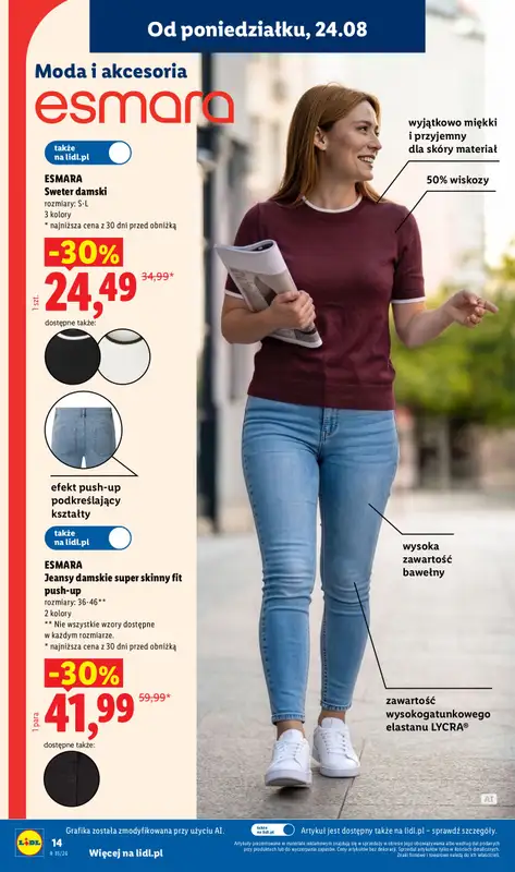 Lidl - gazetka promocyjna Katalog od poniedziałku 24.08 do niedzieli 30.08 - strona 14