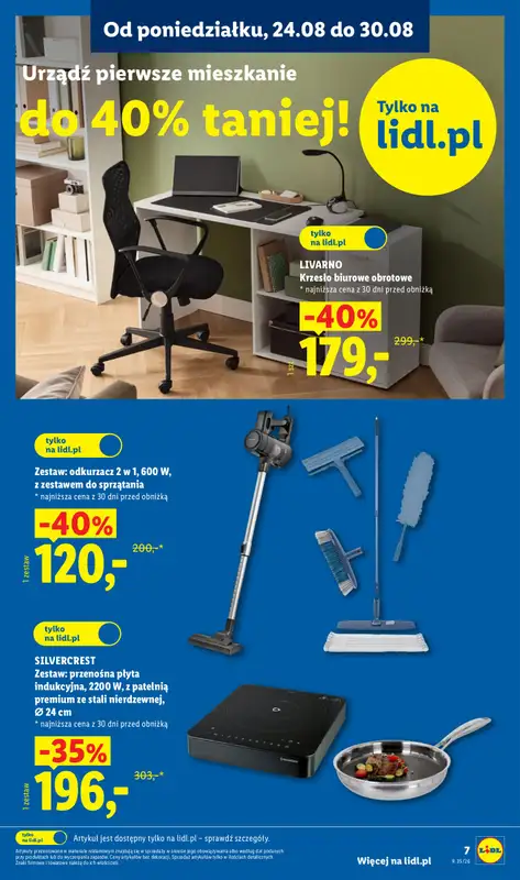 Lidl - gazetka promocyjna Katalog od poniedziałku 24.08 do niedzieli 30.08 - strona 7