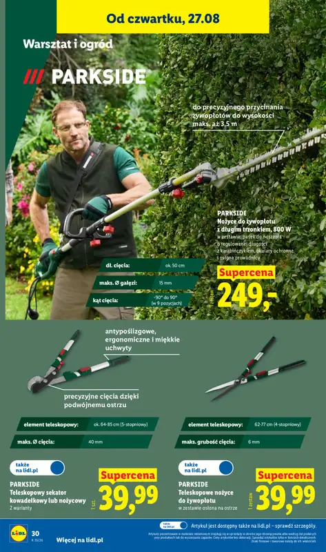 Lidl - gazetka promocyjna Katalog od poniedziałku 24.08 do niedzieli 30.08 - strona 36