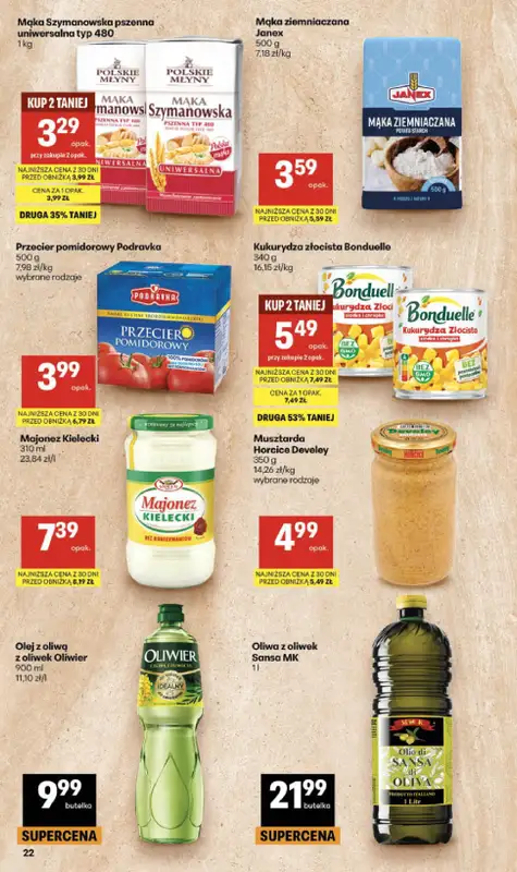 Delikatesy Centrum - gazetka promocyjna Gazetka  do środy 26.08 - strona 22
