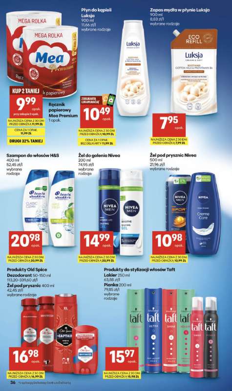 Delikatesy Centrum - gazetka promocyjna Gazetka  do środy 26.08 - strona 36