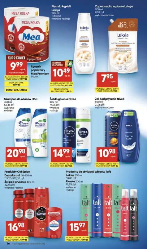 Delikatesy Centrum - gazetka promocyjna Gazetka  do środy 26.08 - strona 36